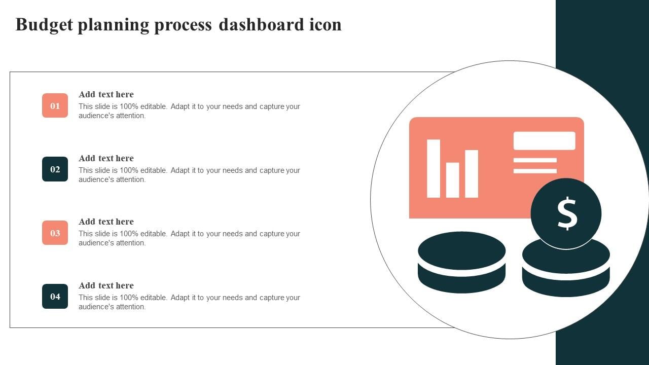 Budget Planning Process Dashboard Icon Topics Pdf