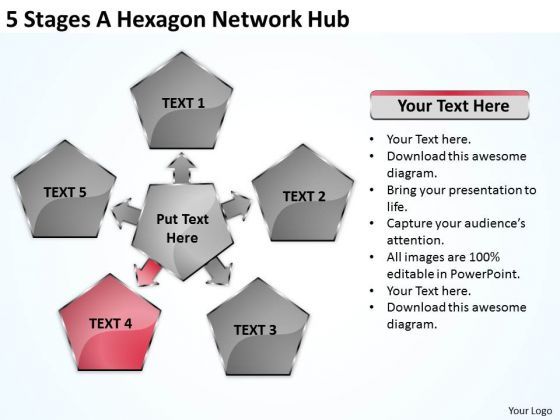 Business Architecture Diagram Network Hub Ppt PowerPoint Templates ...
