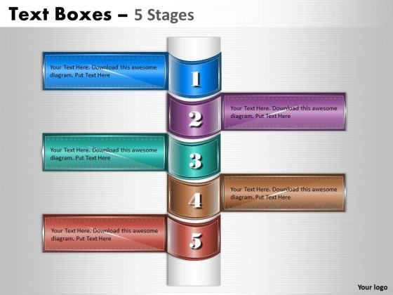 Business Cycle Diagram Text Boxes 5 Stages Diagram Consulting Diagram