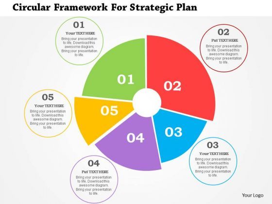 Business Diagram Circular Framework For Strategic Plan Presentation