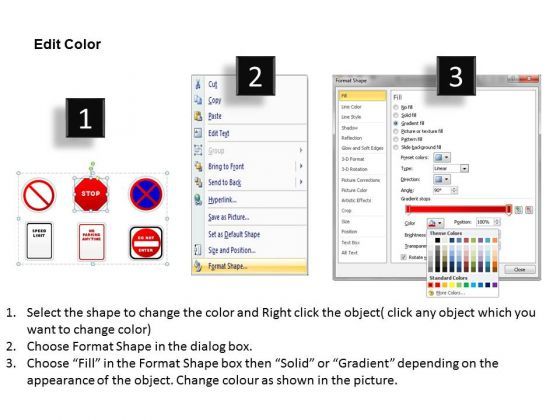 Business Diagram Traffic Lights Icons Business Finance Strategy Development