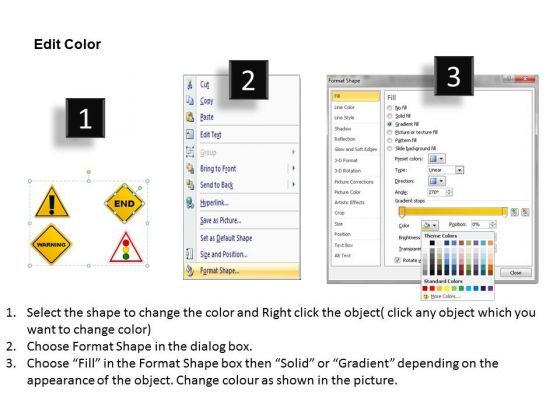 Business Framework Model Traffic Lights Icons Strategy Diagram