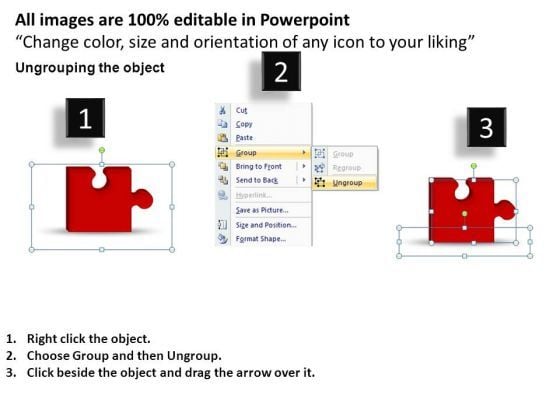 Business Growth Puzzle Ppt