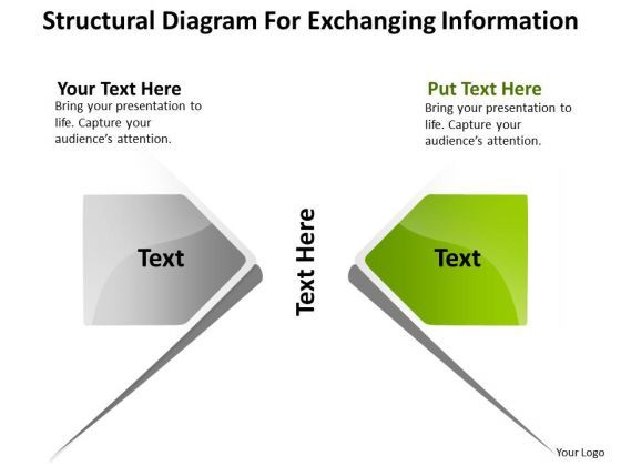 Business Model Diagram Examples For Exchanging Information Ppt ...