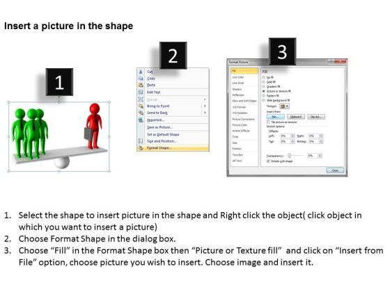Business Use Case Diagram 3d Men With Briefcase Balance PowerPoint ...