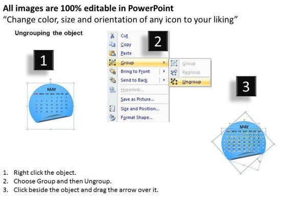 Calendar 2013 May PowerPoint Slides Ppt Templates