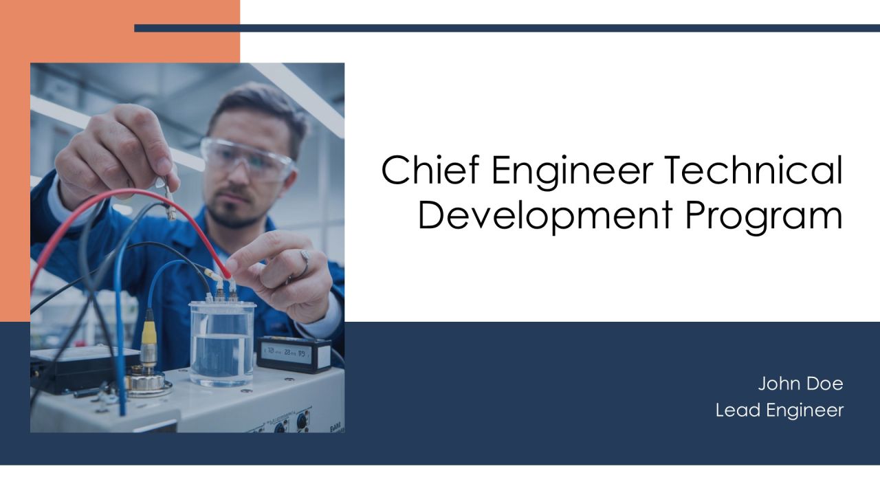 Chief Engineer Technical Development Program PPT Designs AT