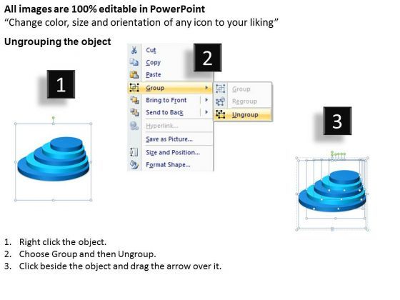 Circular Stack 5 Stages Business Process Sample Daycare Plan PowerPoint Templates Slide02
