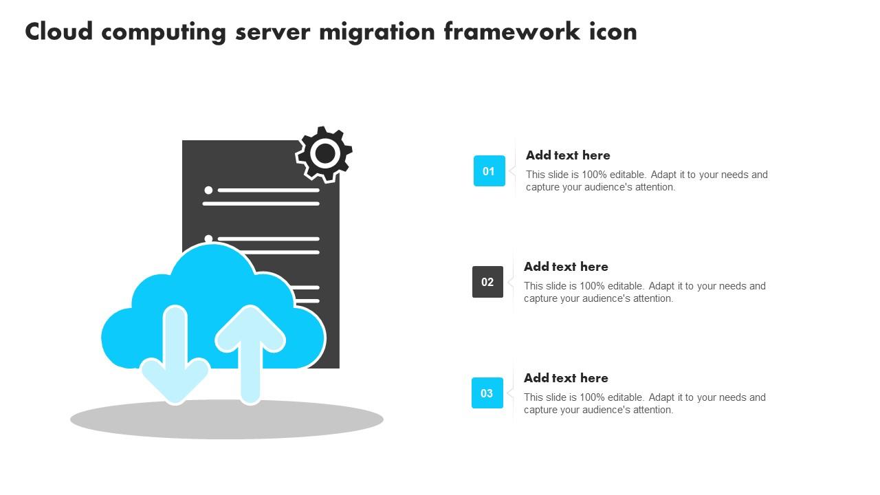 Cloud Computing Server Migration Framework Icon Introduction Pdf