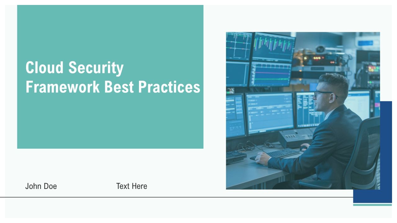 Cloud Security Framework Best Practices PPT Example AT