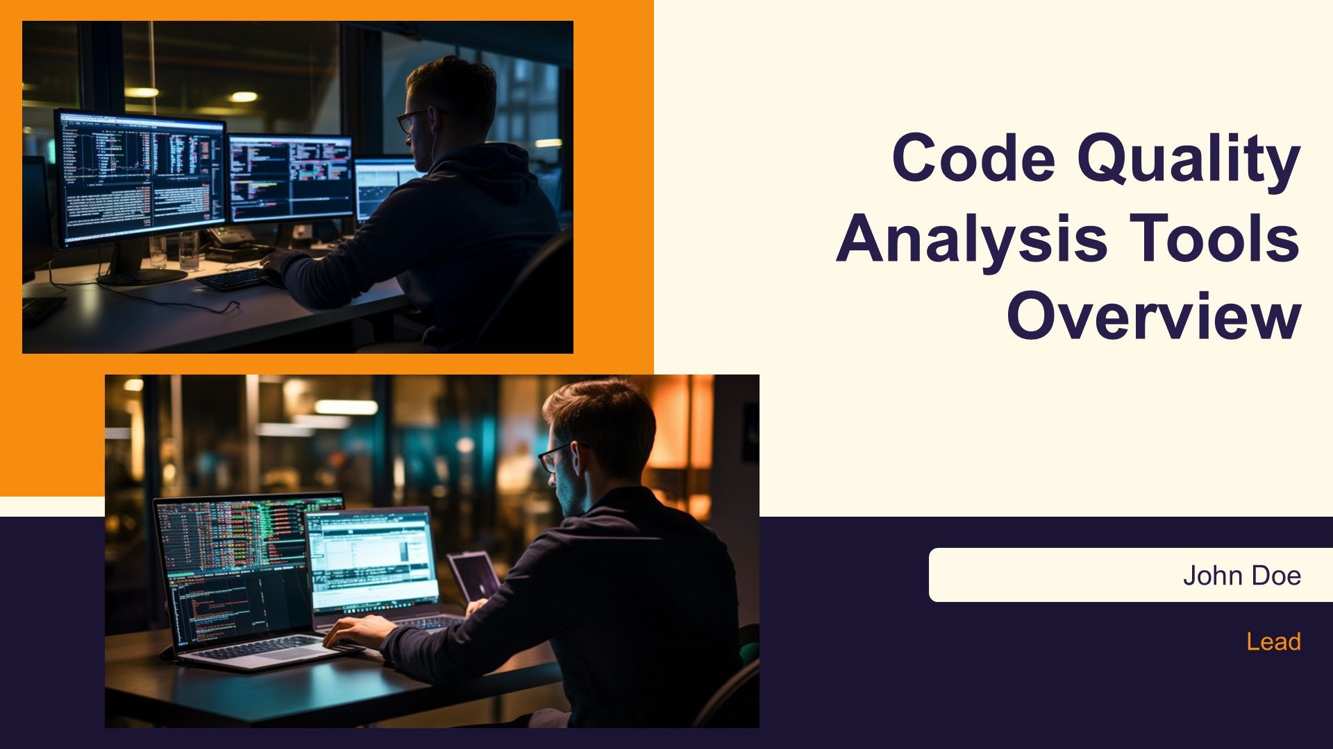 Code Quality Analysis Tools Overview PPT Example AT