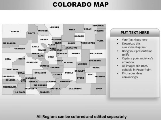 Colorado PowerPoint Maps