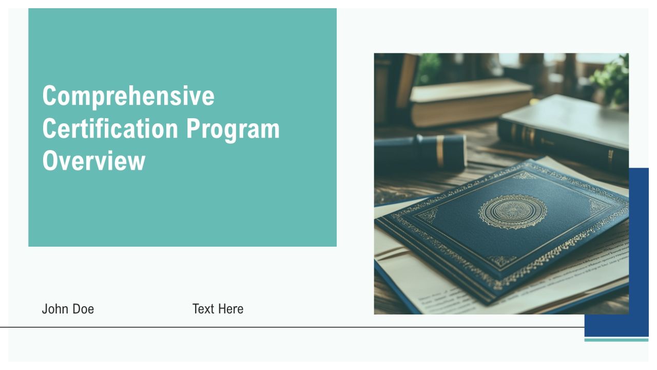 Comprehensive Certification Program Overview PPT Presentation AT