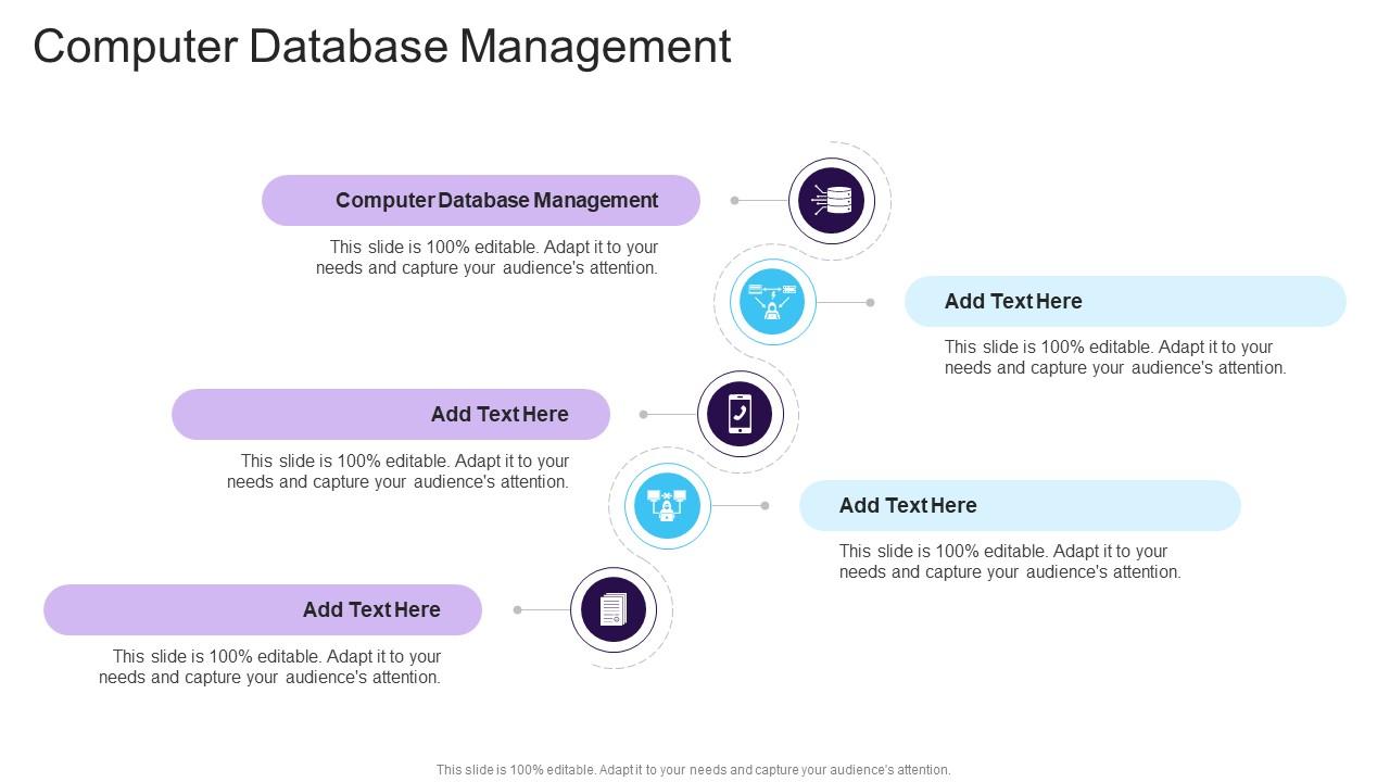 Computer Database Management In Powerpoint And Google Slides Cpb