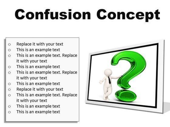 Confusion Concept Symbol PowerPoint Presentation Slides F