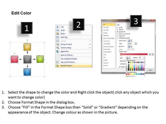 Consistent Representation Of 4 Stages Using Circular Flow Process PowerPoint Slides Slide03
