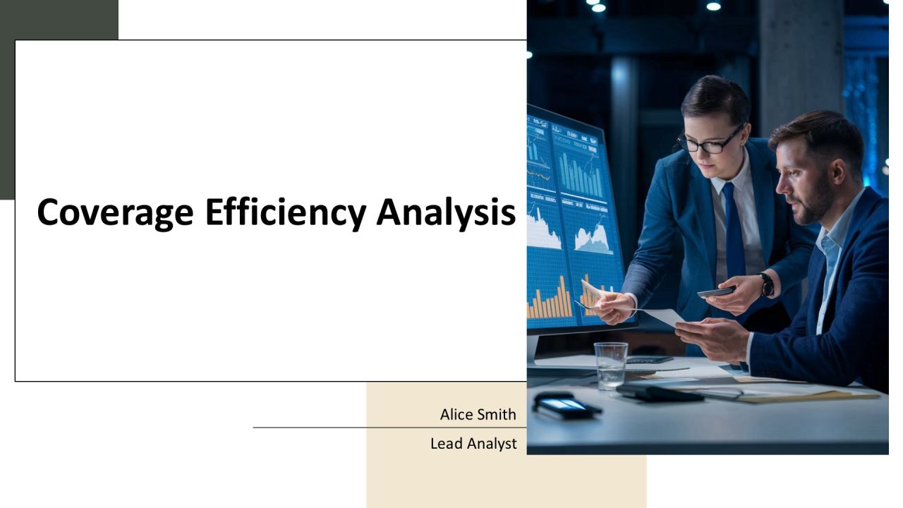 Coverage Efficiency Analysis PPT Presentation AT