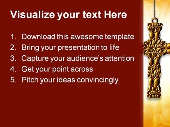 Cross Religion PowerPoint Templates And PowerPoint Backgrounds 0611