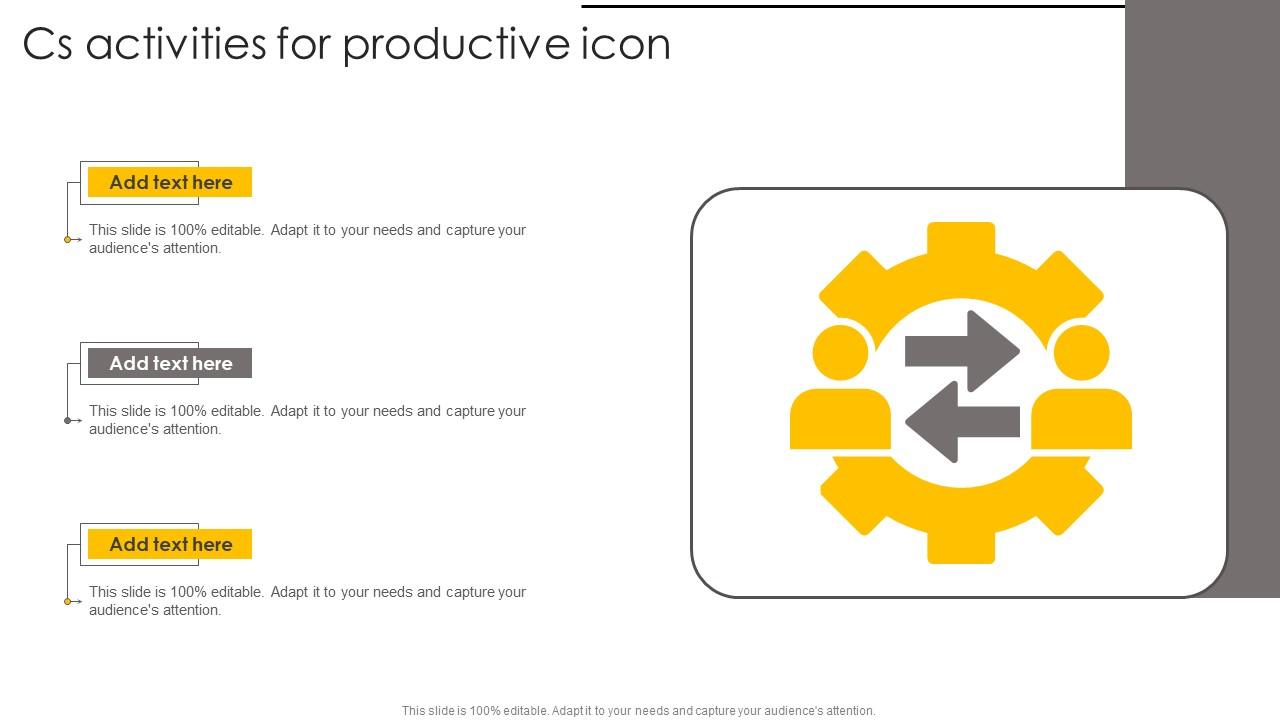 Cs Activities For Productive Icon Background Pdf