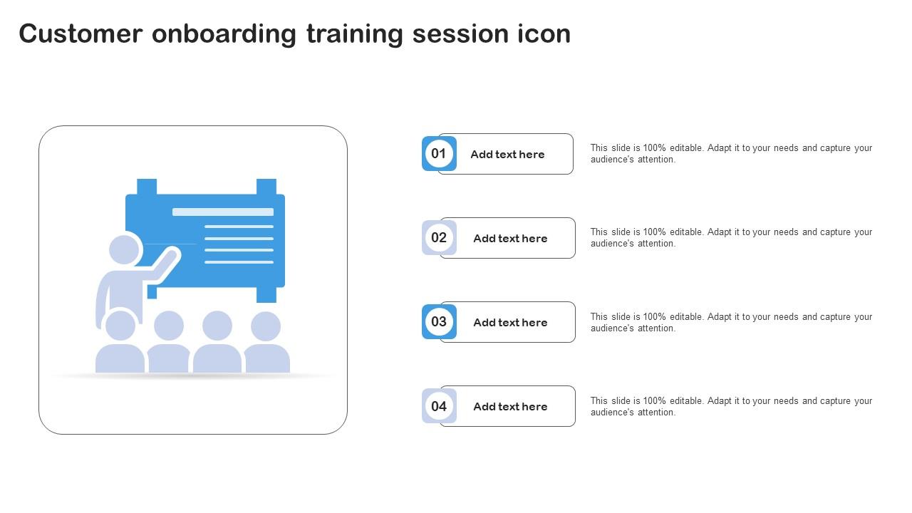 Customer Onboarding Training Session Icon Microsoft Pdf