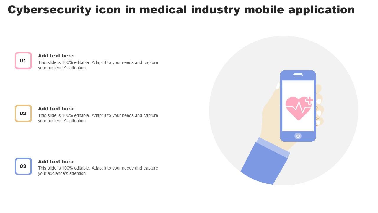 Cybersecurity Icon In Medical Industry Mobile Application Guidelines Pdf
