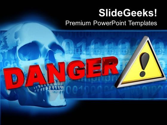 Danger Sign PowerPoint Templates And PowerPoint Themes 0912 Slide01