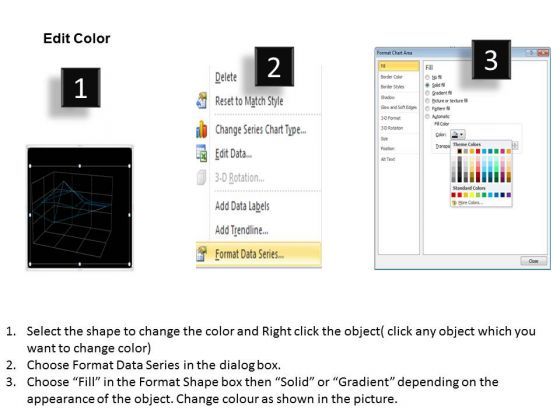 Data Analysis Template Driven Surface Chart Indicating Areas PowerPoint ...
