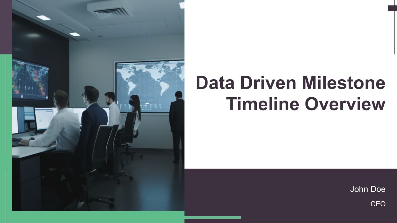 Data Driven Milestone Timeline Overview PPT Structure AT