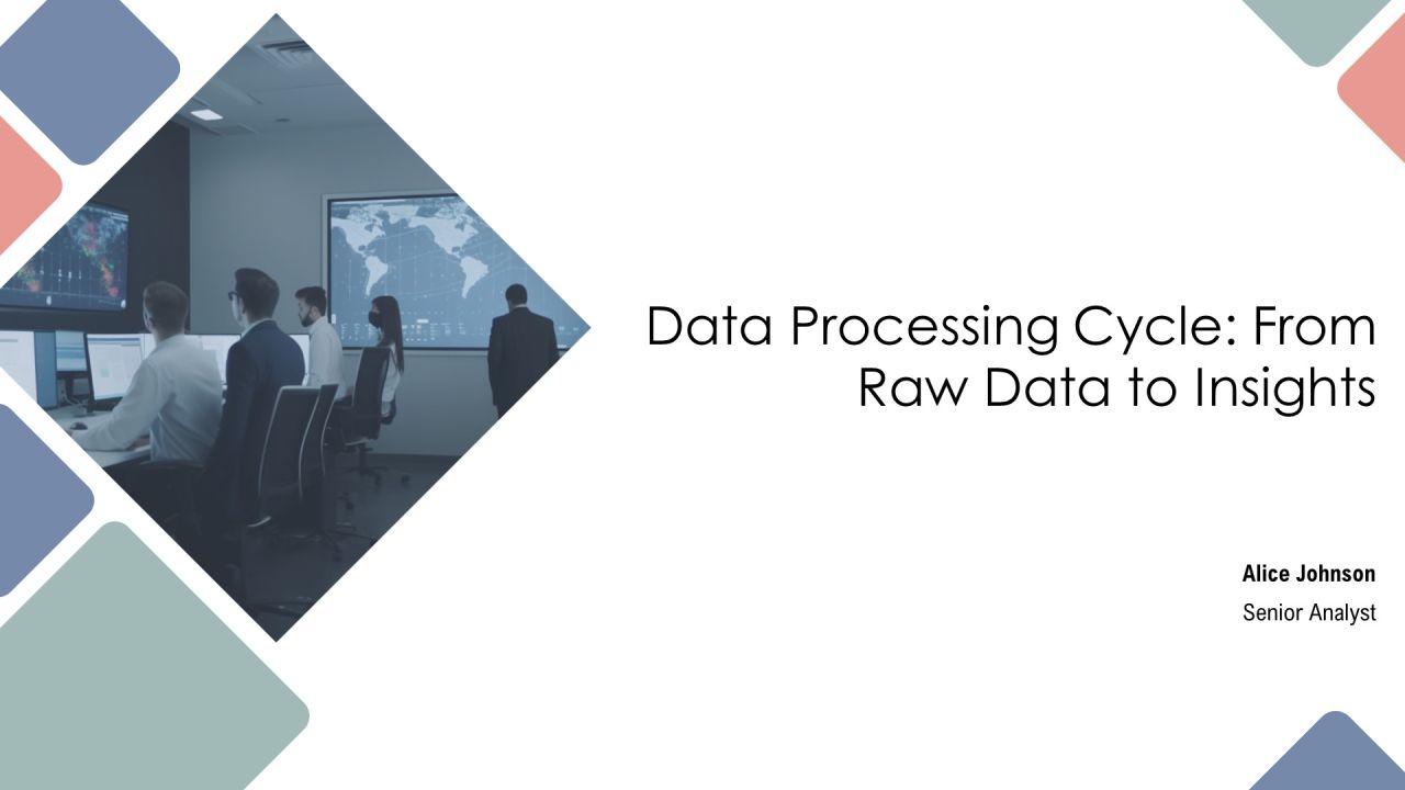 Data Processing Cycle From Raw Data To Insights PPT Structure AT