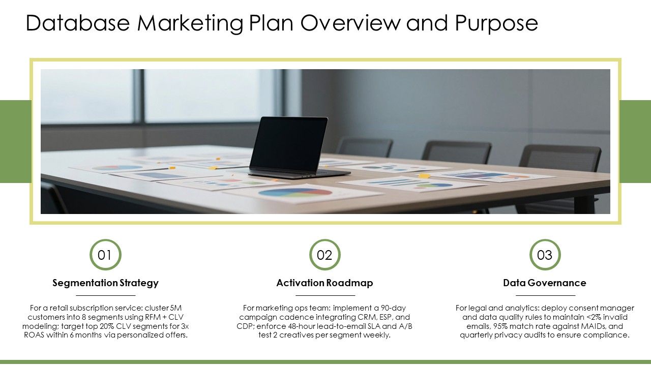 Database Marketing Plan PPT Information VM Slide03