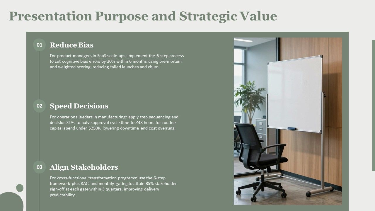 Decision Making Process 6 Steps PPT PowerPoint VM Slide03