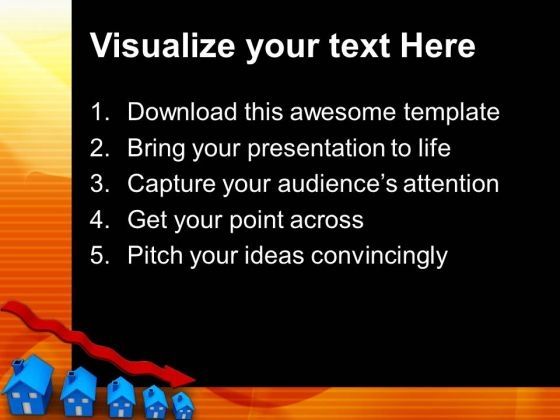 Decrease In Prices Concept Real Estate PowerPoint Templates And PowerPoint Themes 0912 Slide02