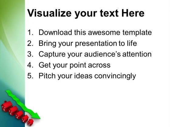 Decrease In Prices Of Houses Real Estate PowerPoint Templates Ppt Backgrounds For Slides 0113 Slide03