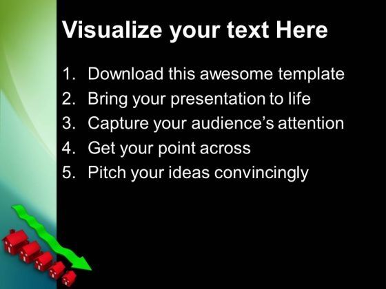 Decrease In Prices Of Houses Real Estate PowerPoint Templates Ppt Backgrounds For Slides 0113 Slide02