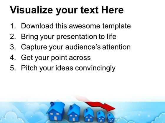 Decrease In Real Estate Rates Concept Business PowerPoint Templates And PowerPoint Themes 1012 Slide03