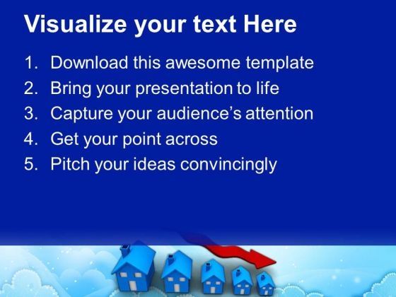 Decrease In Real Estate Rates Concept Business PowerPoint Templates And PowerPoint Themes 1012 Slide02