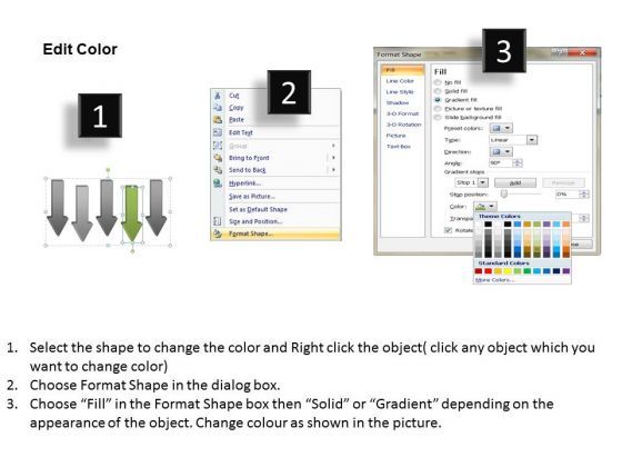 Define Parallel Processing Staggered PowerPoint Templates Backgrounds For Slides Slide03