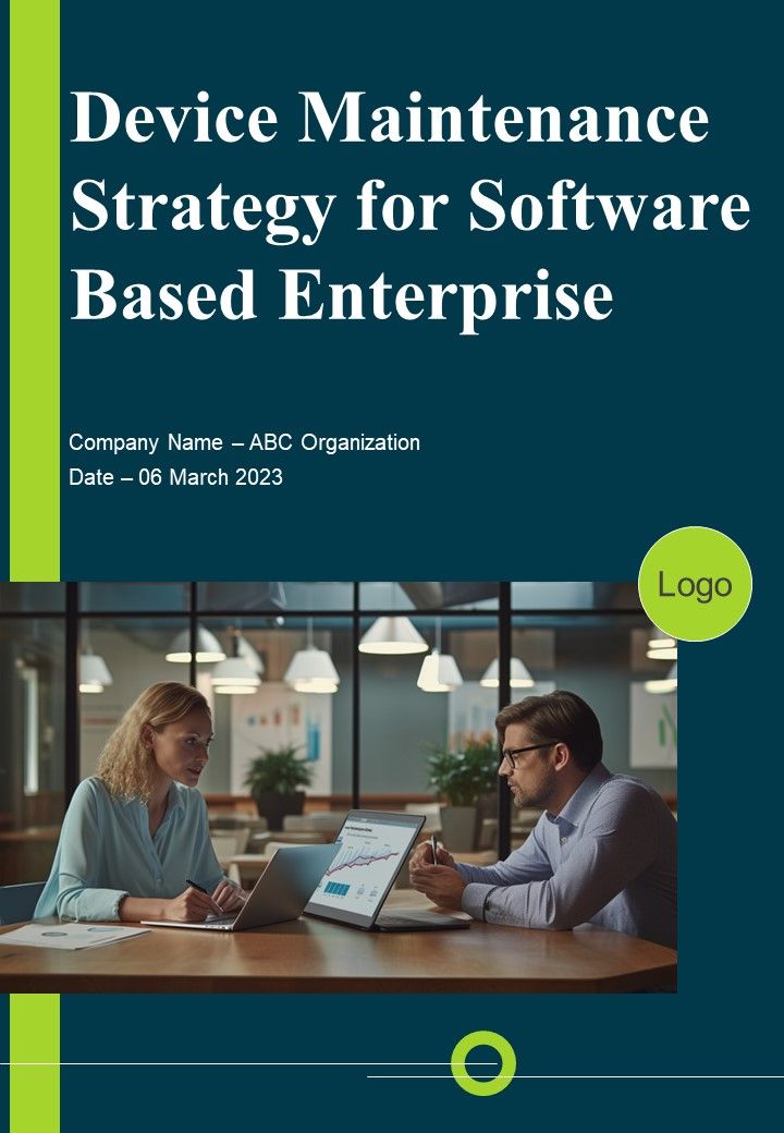 Device Maintenance Strategy For Software Based Enterprise Handbook