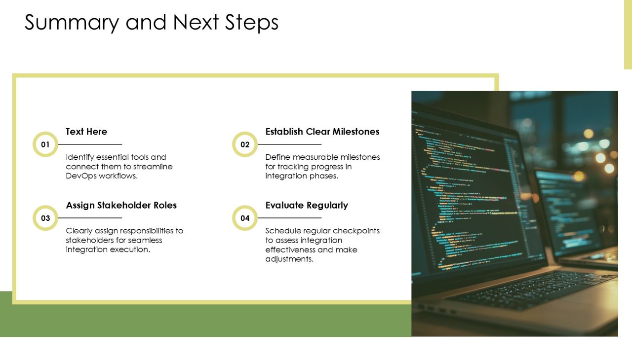Devops Integration Schedule PPT Outline AT Slide23