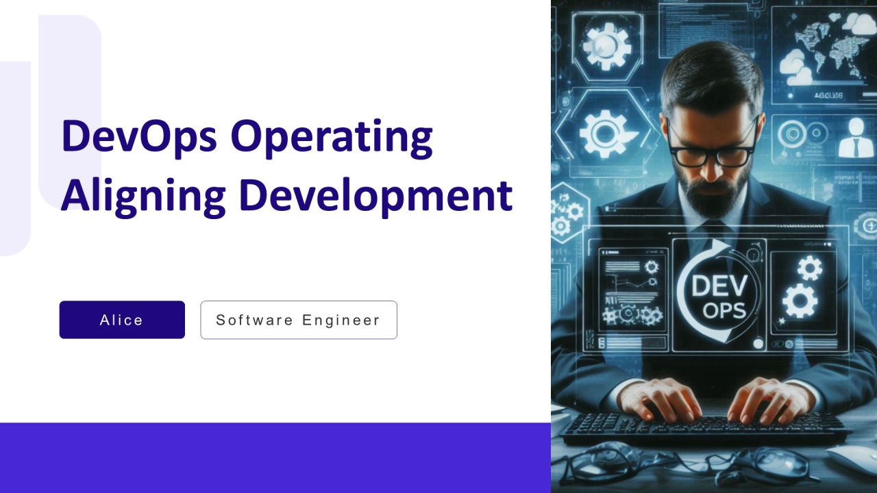 Devops Operating Aligning Development PPT Structure AT