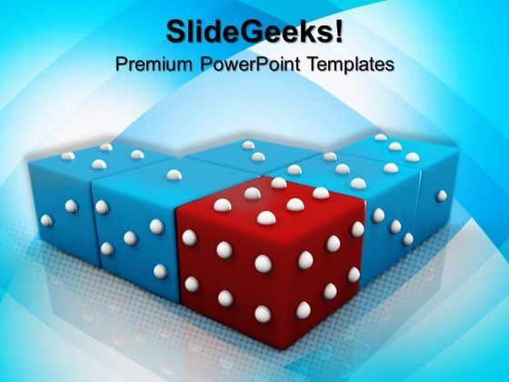 Dice Business Powerpoint Templates And Powerpoint Themes 0912 Dice Business Powerpoint Templates And Powerpoint Themes 0912