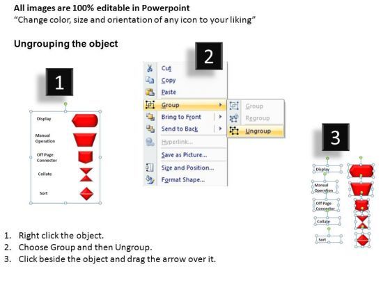 Display Manual Operations Flow Chart Symbols PowerPoint Slides