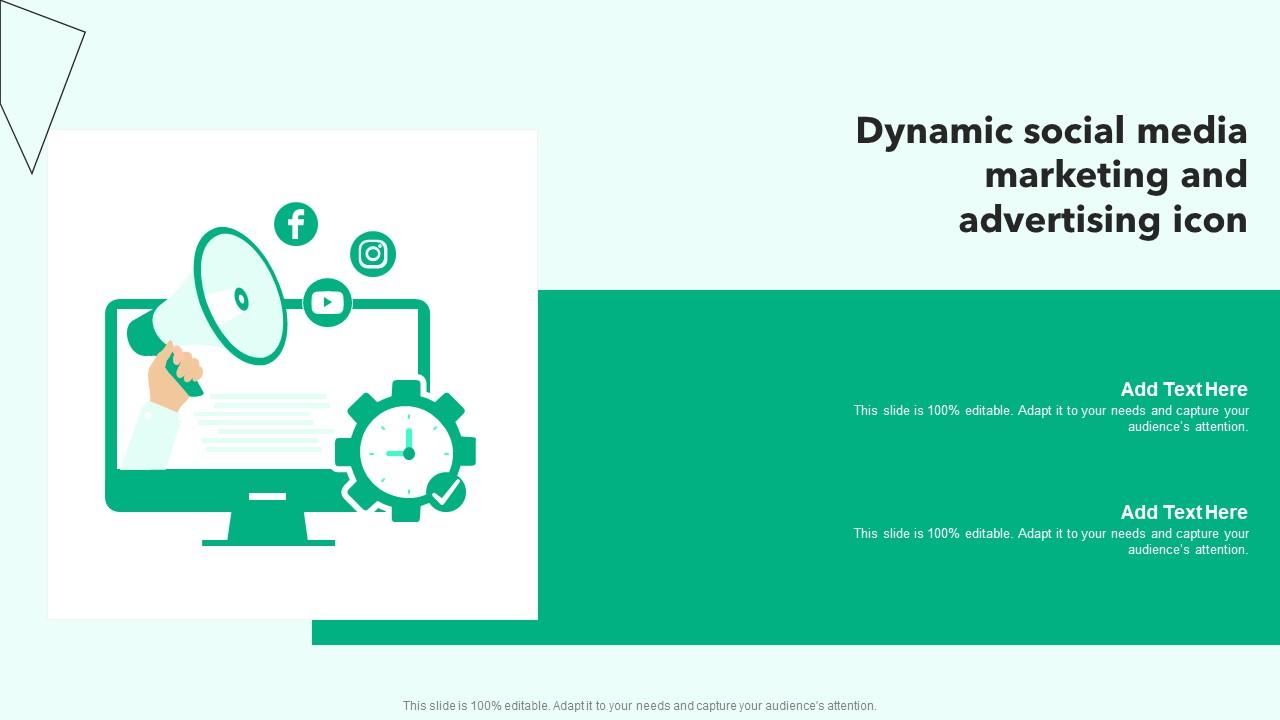 Dynamic Social Media Marketing And Advertising Icon Clipart Pdf