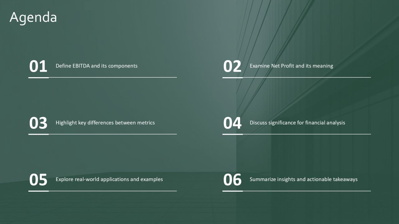Ebitda Vs Net Profit Key Differences Explained PPT Graphics AT Slide02