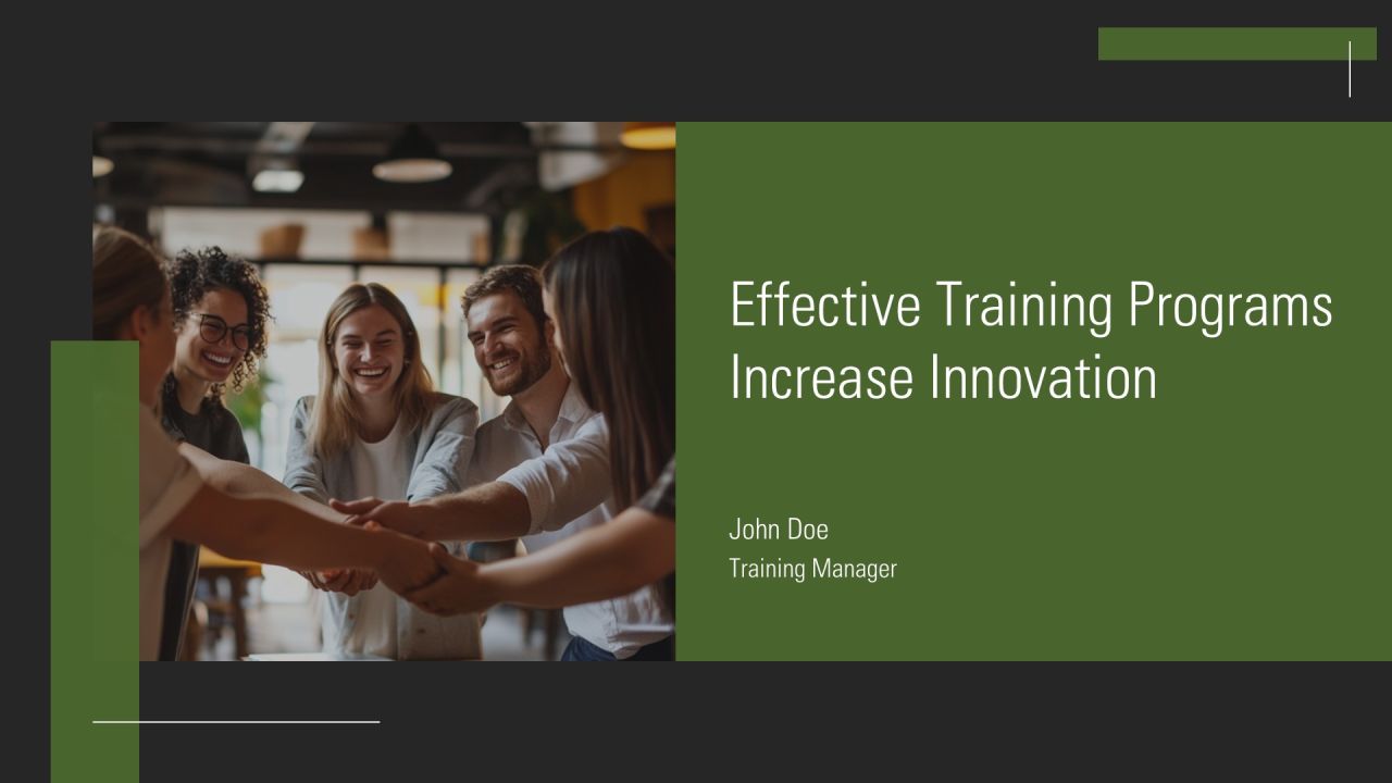 Effective Training Programs Increase Innovation PPT Graphics AT