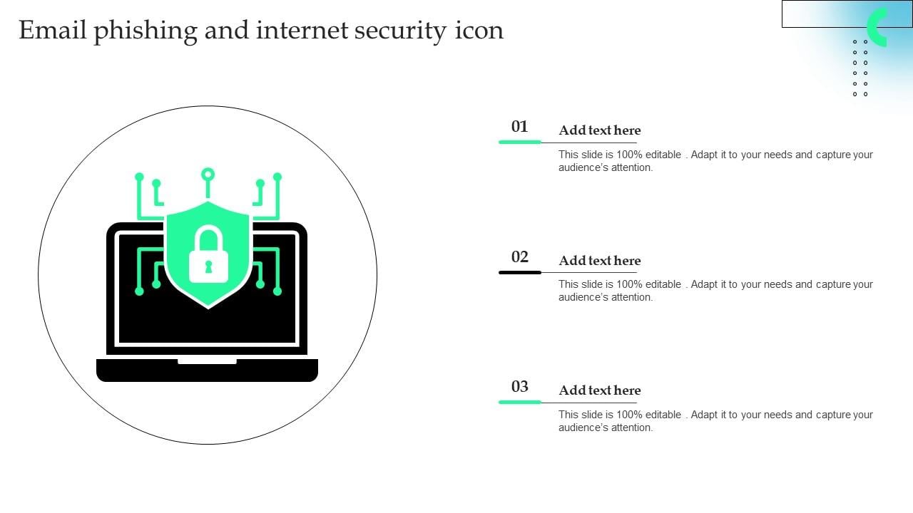 Email Phishing And Internet Security Icon Microsoft Pdf