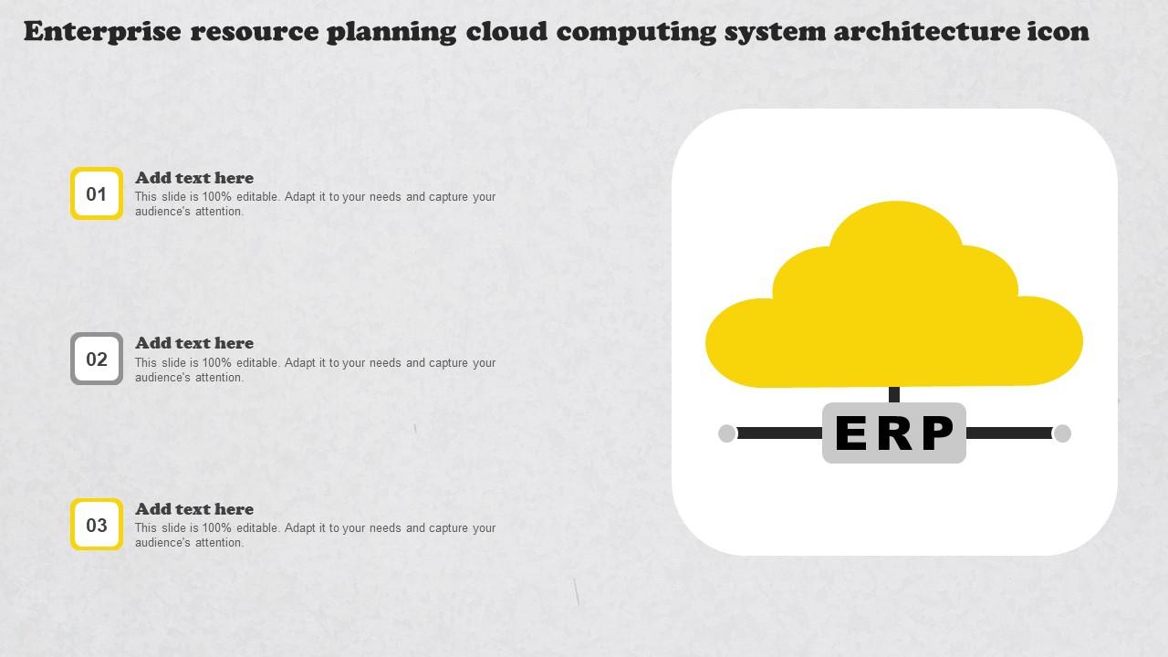 Enterprise Resource Planning Cloud Computing System Architecture Icon Download Pdf