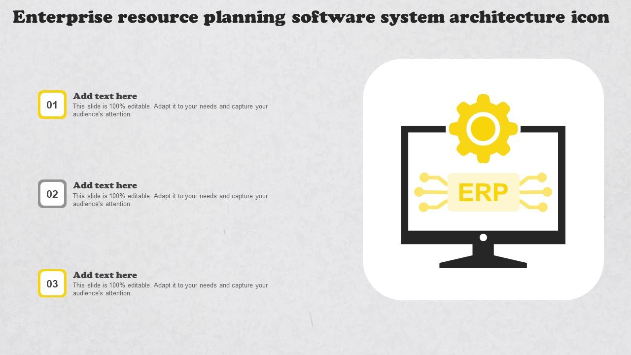 Enterprise Resource Planning Software System Architecture Icon Microsoft Pdf