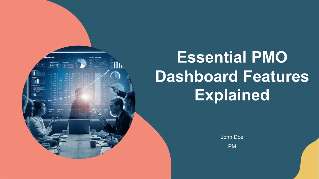 Essential Pmo Dashboard Features Explained PPT Structure AT