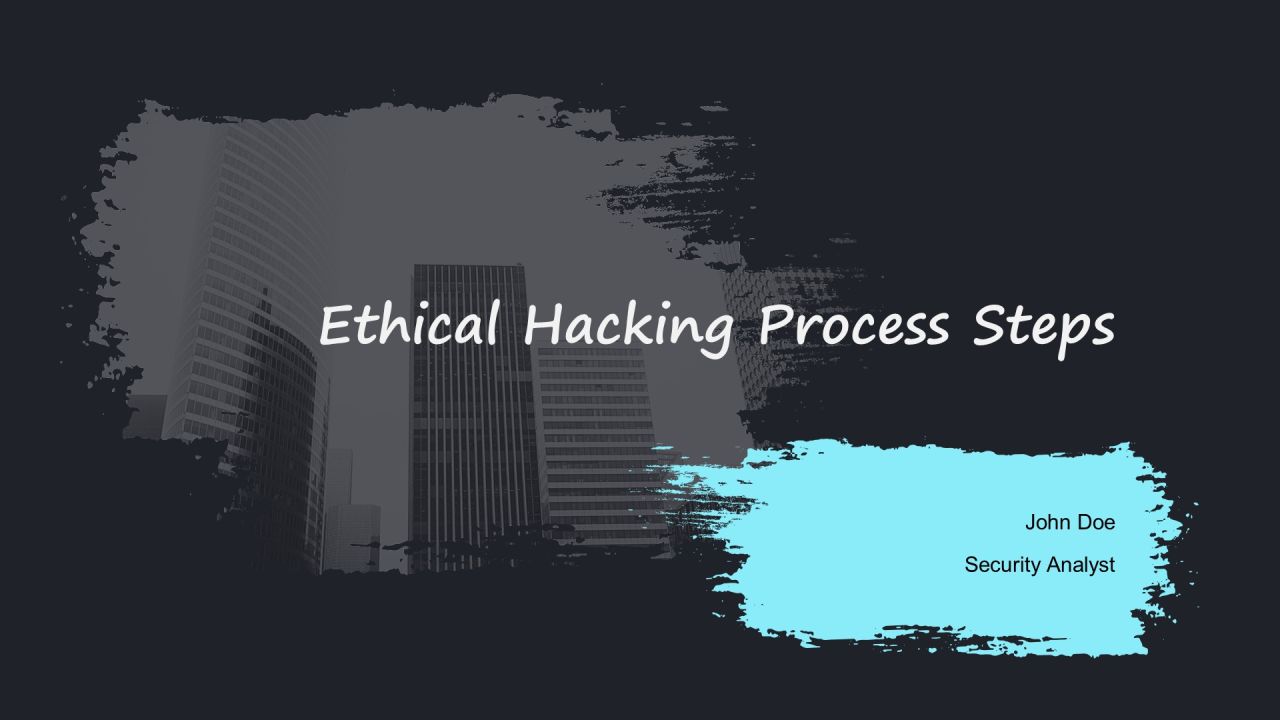 Ethical Hacking Process Steps PPT Guidelines AT